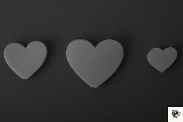 black heart images for instagram