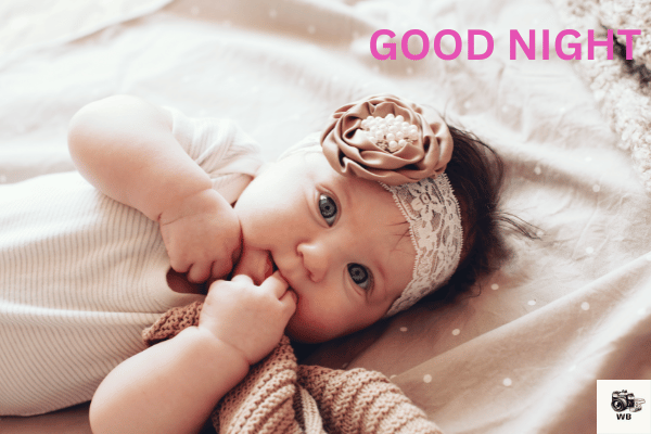 good night images cute baby girl